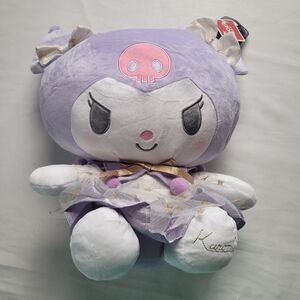 Kuromi Sanrio Purple Plush Stuffed Toy 15" NWT